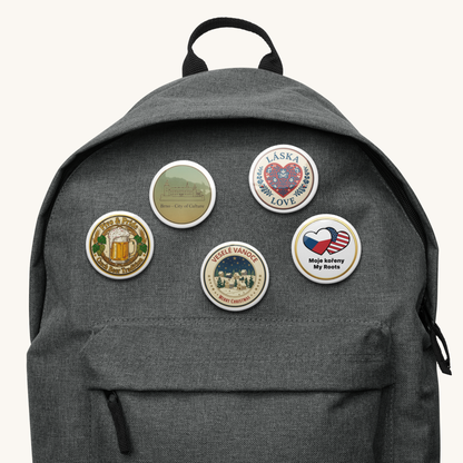 Czech Republic Pin Set – Pack of 5 Pins
