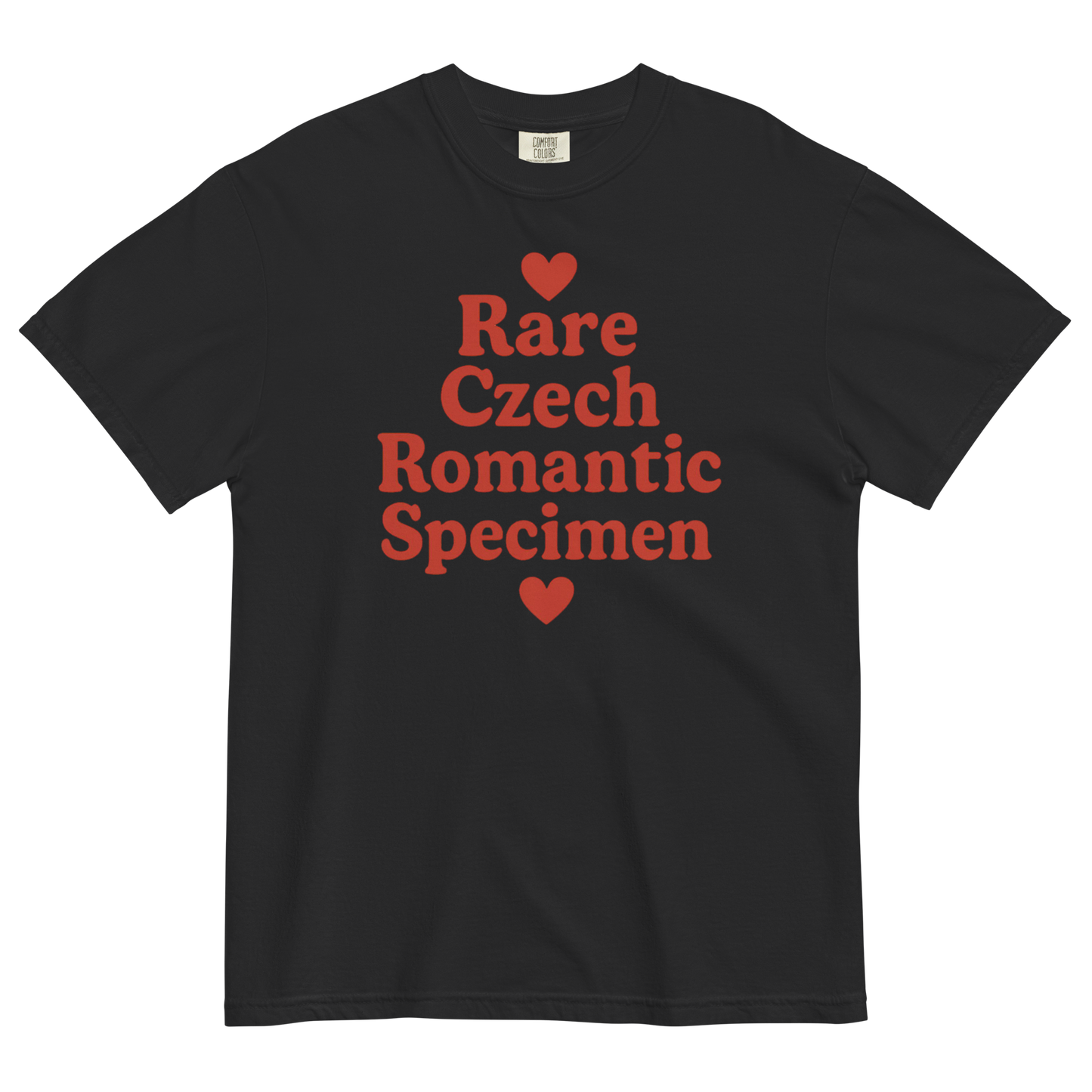 Rare Czech Romantic Specimen T-Shirt – Bold Czech Love Statement Shirt