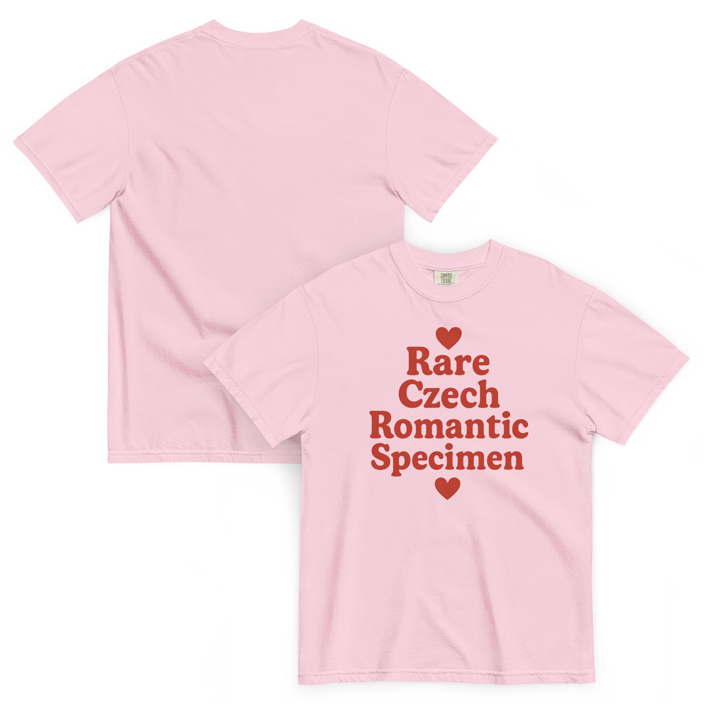 Rare Czech Romantic Specimen T-Shirt – Bold Czech Love Statement Shirt