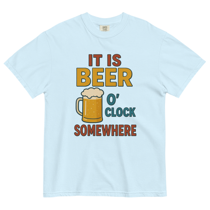 It Is Beer O’Clock Somewhere T-Shirt – Funny Beer Lover Graphic