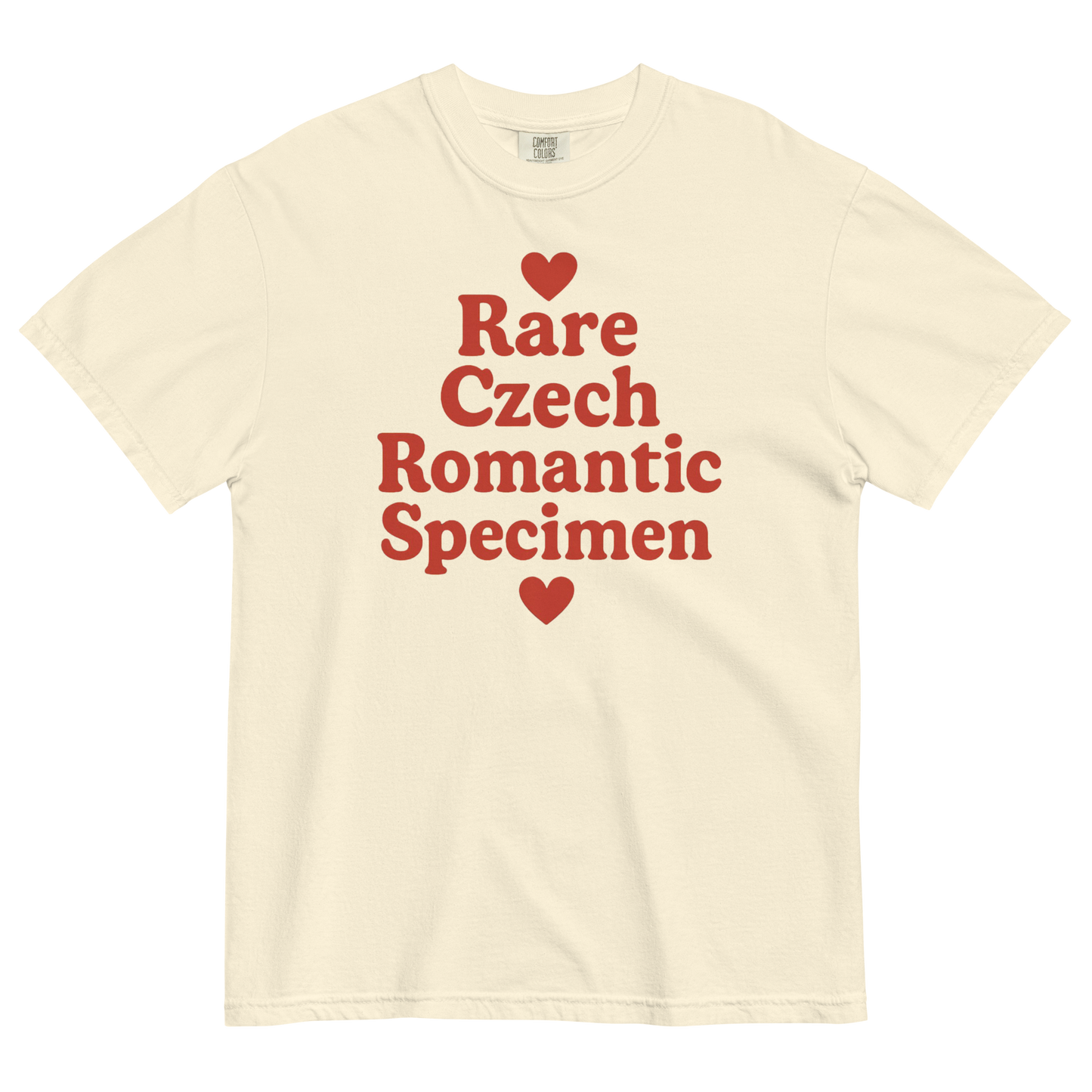 Rare Czech Romantic Specimen T-Shirt – Bold Czech Love Statement Shirt