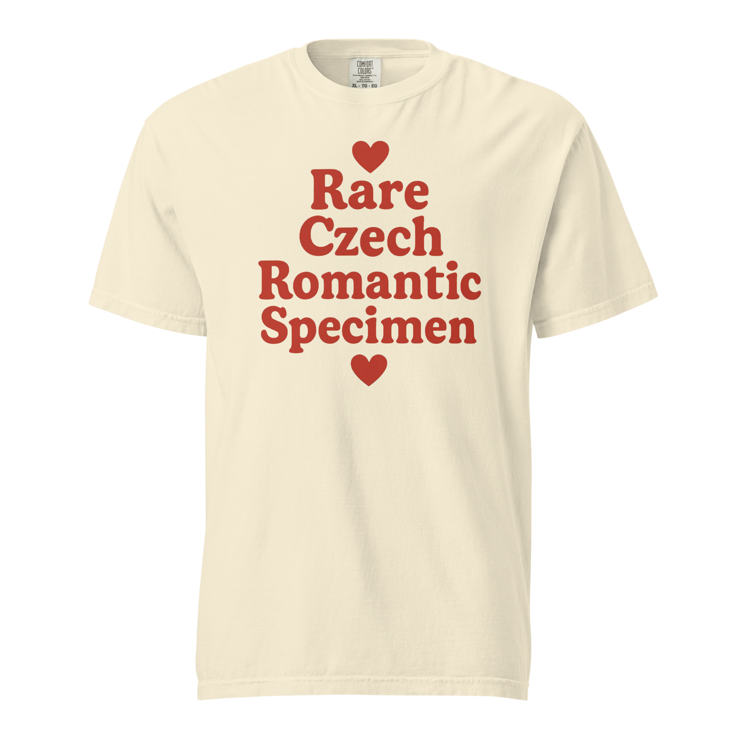 Rare Czech Romantic Specimen T-Shirt – Bold Czech Love Statement Shirt