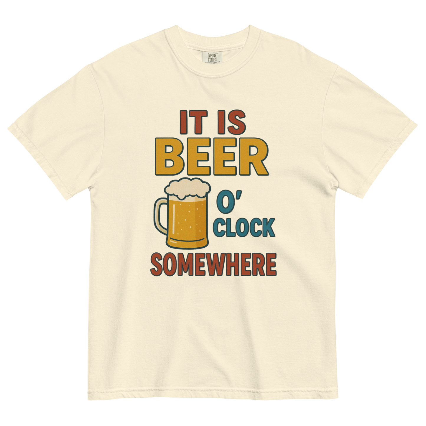 It Is Beer O’Clock Somewhere T-Shirt – Funny Beer Lover Graphic