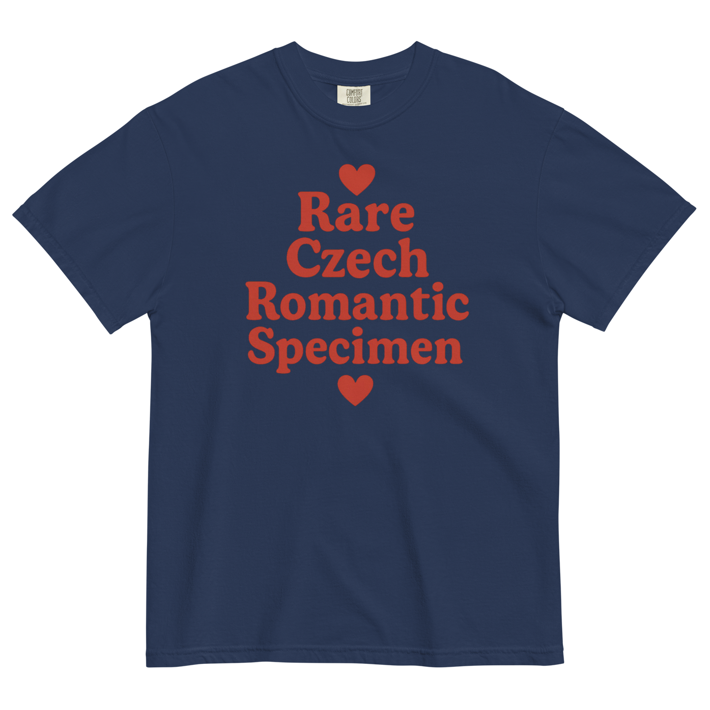 Rare Czech Romantic Specimen T-Shirt – Bold Czech Love Statement Shirt