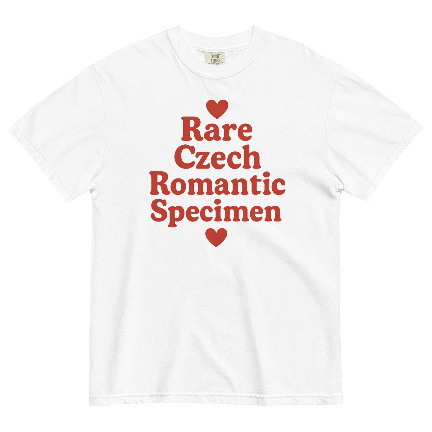 Rare Czech Romantic Specimen T-Shirt – Bold Czech Love Statement Shirt