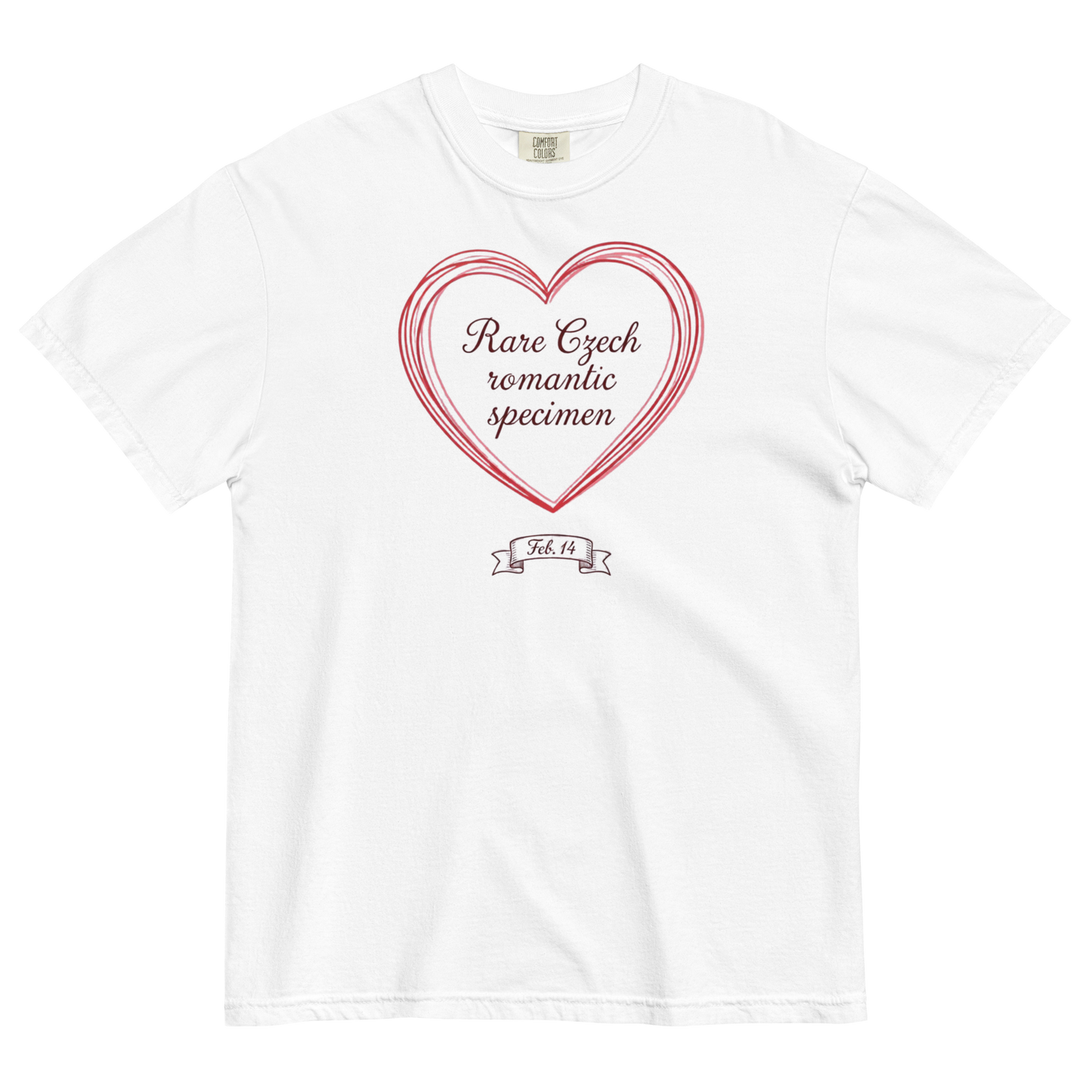Rare Czech Romantic Specimen T-Shirt – Czech Love Valentine Shirt
