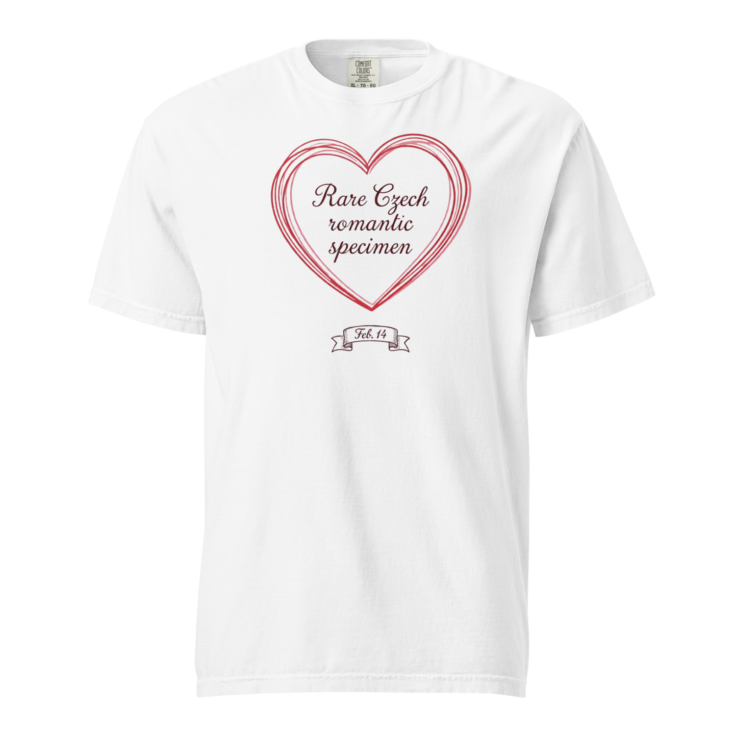 Rare Czech Romantic Specimen T-Shirt – Czech Love Valentine Shirt
