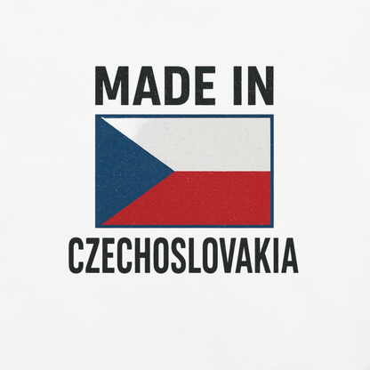 Made in Czechoslovakia T-Shirt – Vintage Czech Heritage Flag