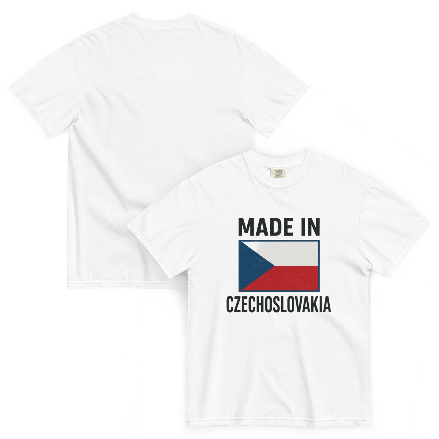 Made in Czechoslovakia T-Shirt – Vintage Czech Heritage Flag
