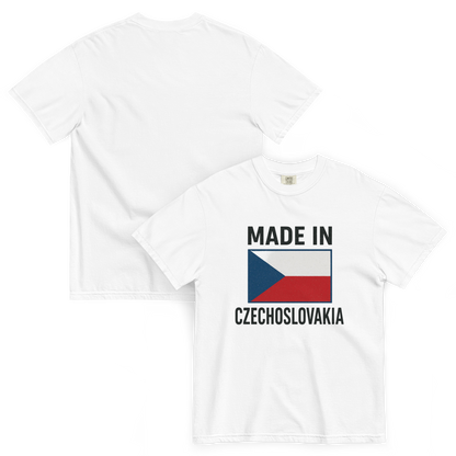 Made in Czechoslovakia T-Shirt – Vintage Czech Heritage Flag