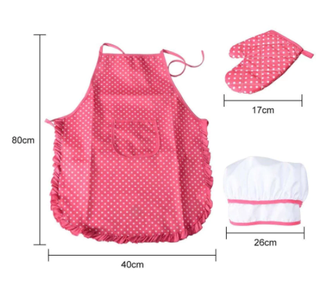 11/14 pcs Apron Set for Children