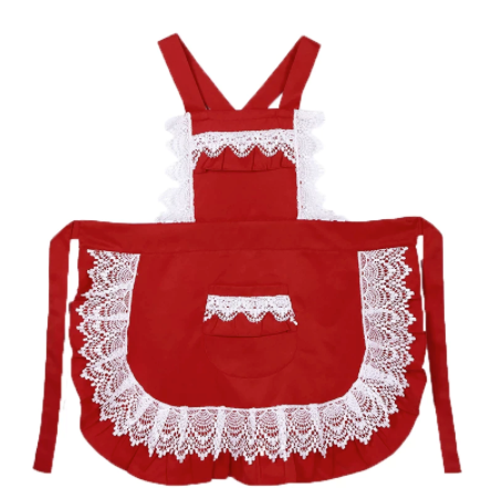 Retro Lace  Apron with Pocket (7 variants)