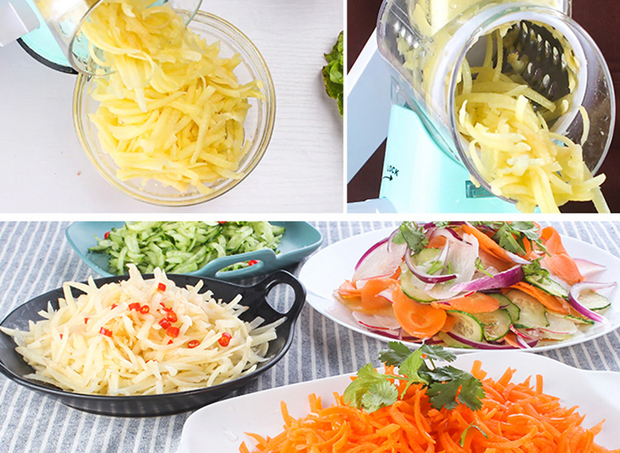 Manual Cutter, Slicer, Shredder and Grater