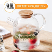 Transparent Borosilicate Glass Teapot