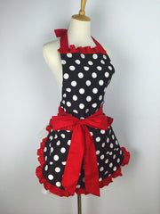 Waterproof And Oil-proof Polka Dot Apron