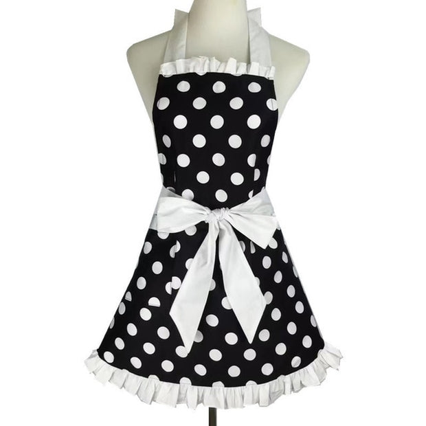 Waterproof And Oil-proof Polka Dot Apron