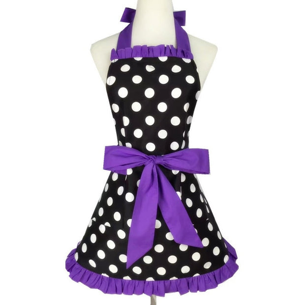 Waterproof And Oil-proof Polka Dot Apron