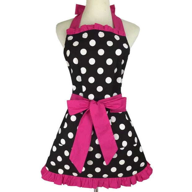 Waterproof And Oil-proof Polka Dot Apron