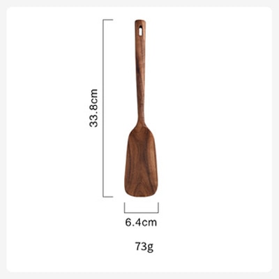Natural Wood Tableware Spoon