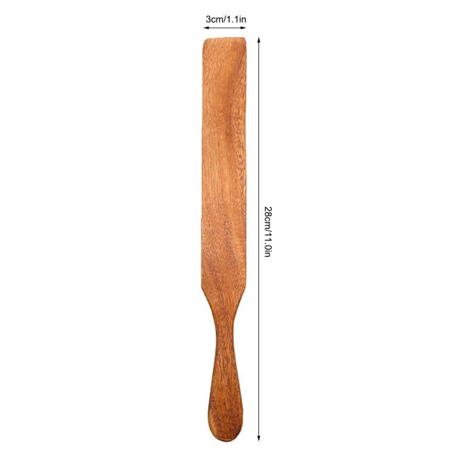 Natural Wood Tableware Spoon