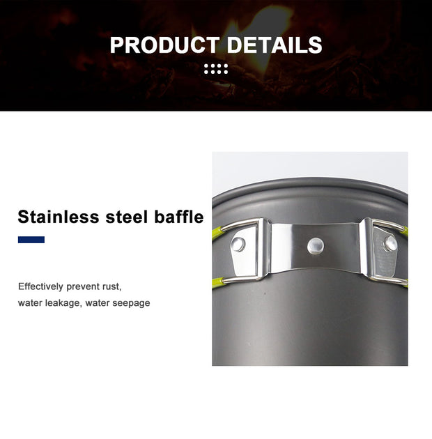 Travel Camping Cookware Kit