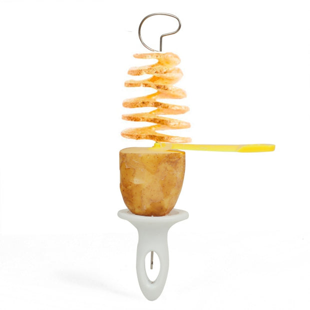Spiral Rotating Potato Cutter